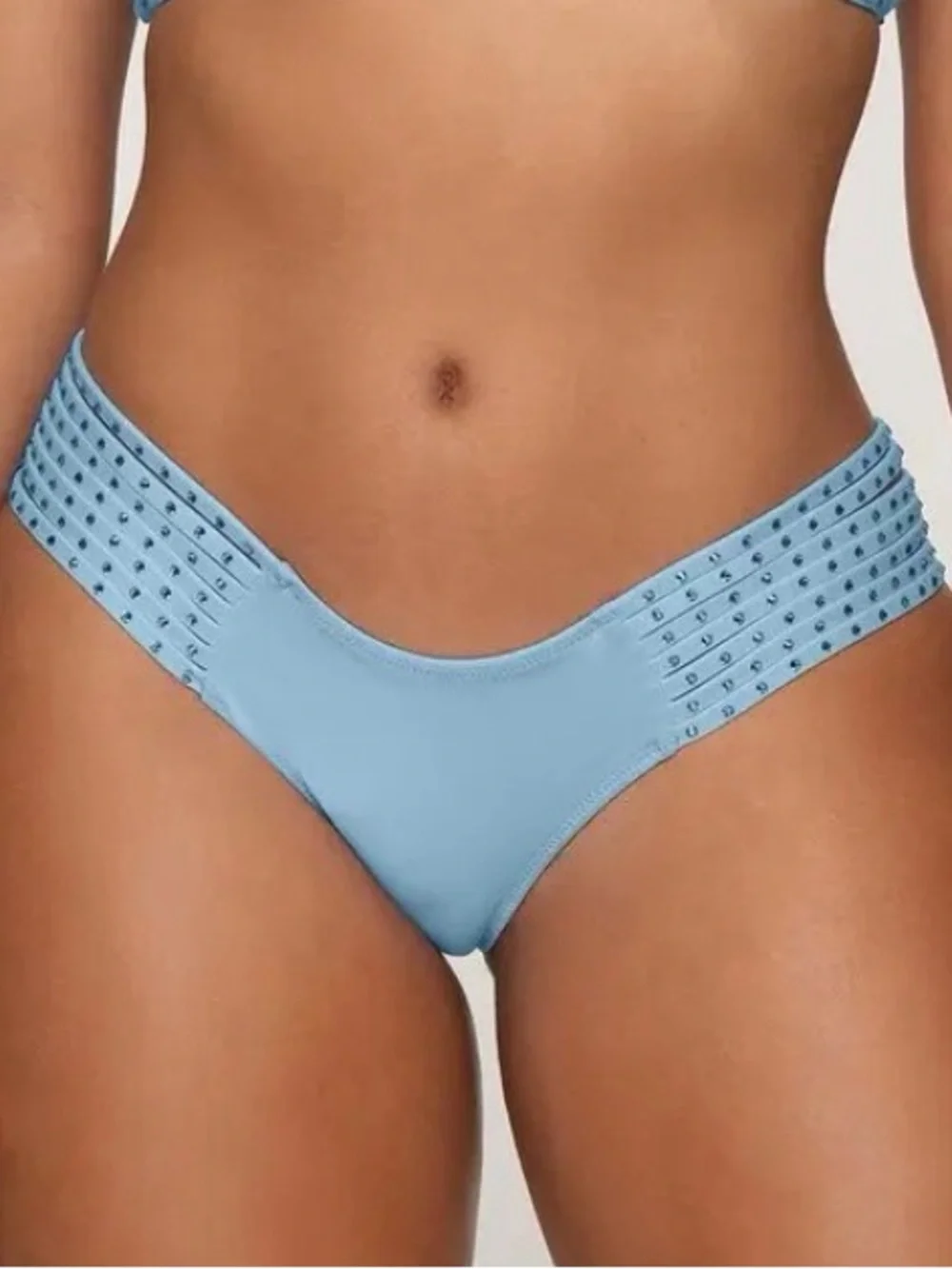 NWT Skims Rhinestone Swim Strappy Bikini Bottom